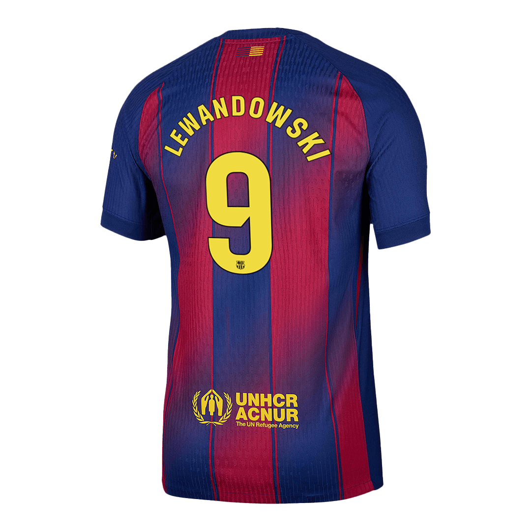 LEWANDOWSKI #9 Barcelona Heimtrikot Authentic 2025/26