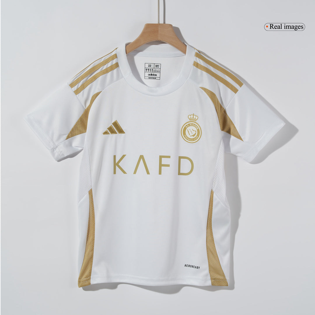 Al-Nassr Kinder-Drittauswärtstrikot (individuell) 2024/25