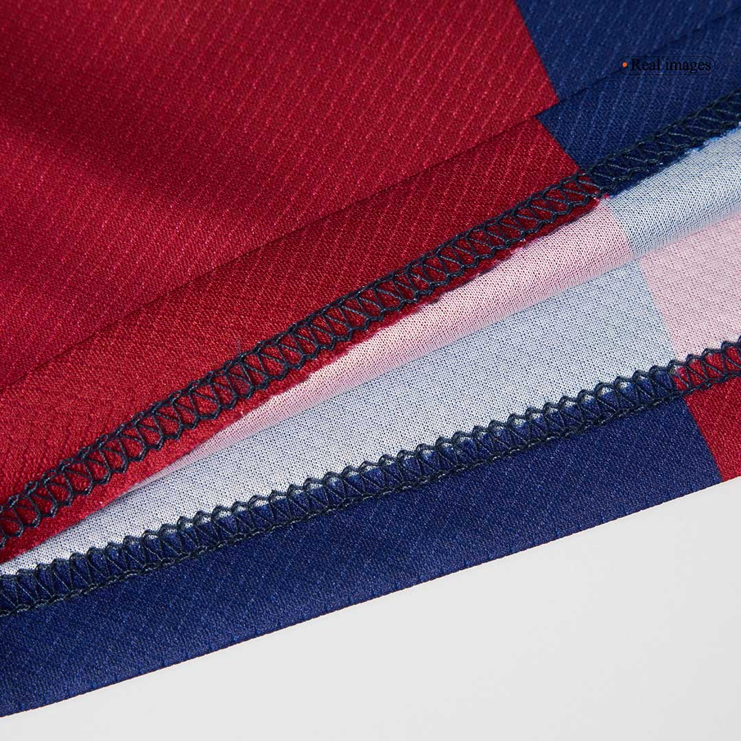 Barcelona Kinder-Heimfußballtrikot-Set (Shirt + Shorts) 2024/25 - COLDPLAY