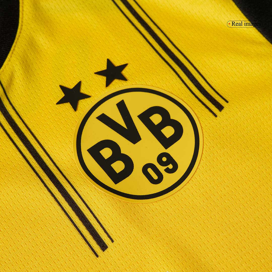Borussia Dortmund Custom Home Komplette Fußballtrikots für Kinder 2024/25
