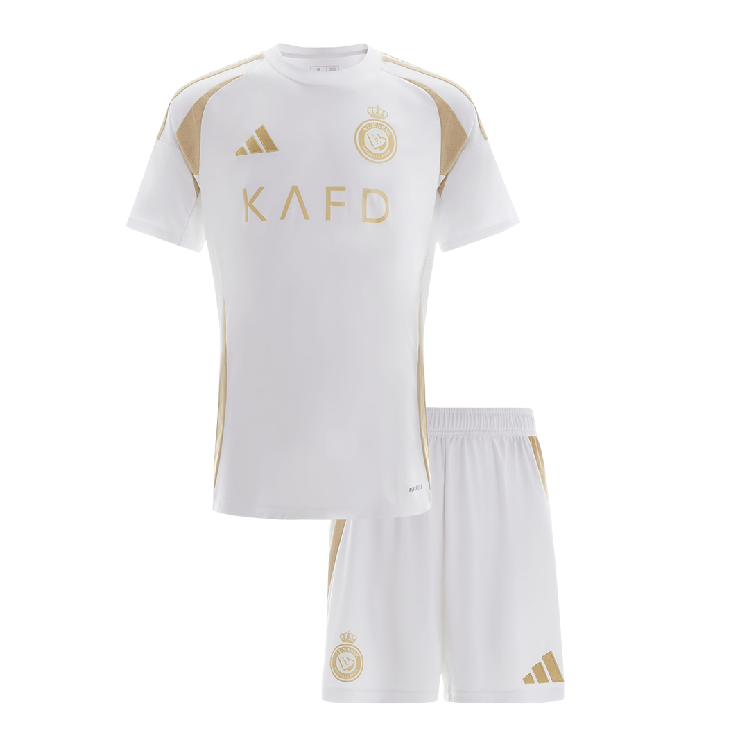 Al-Nassr Kinder-Drittauswärtstrikot (individuell) 2024/25