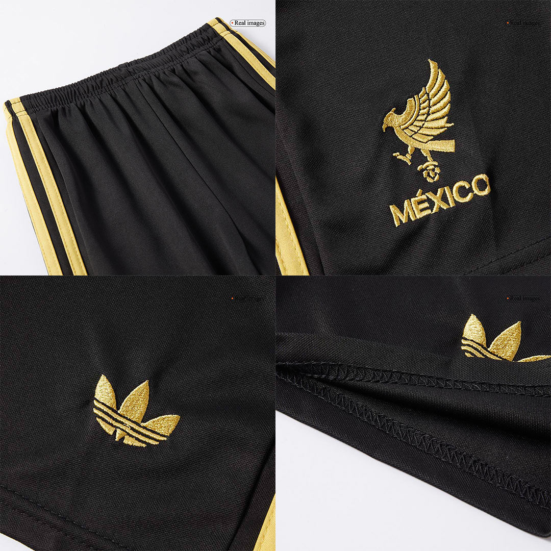Offizielles Mexiko Kinder-Komplettset 2025 - Drittes Auswärtstrikot (Gold Cup Edition) personalisierbar