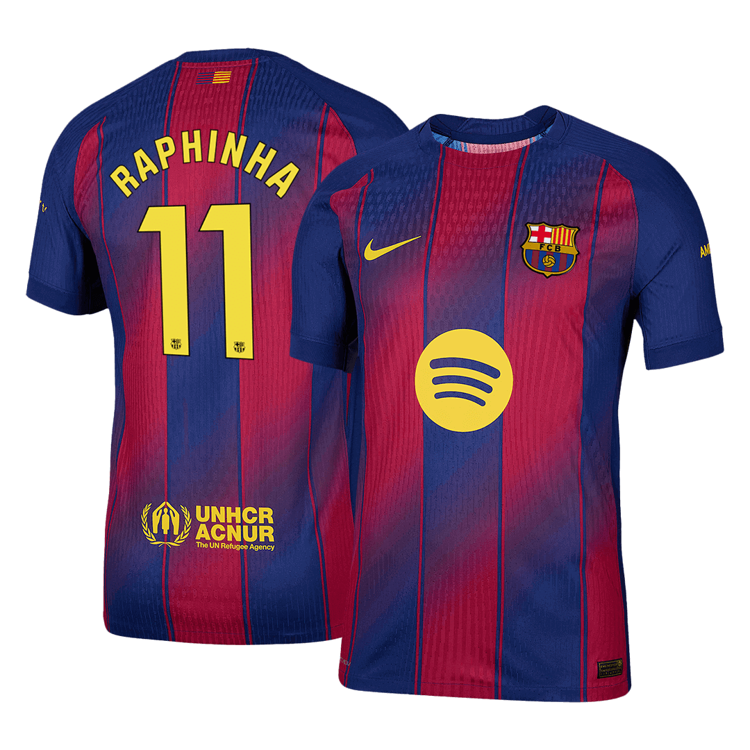RAPHINHA #11 Barcelona Heimtrikot Authentic 2025/26