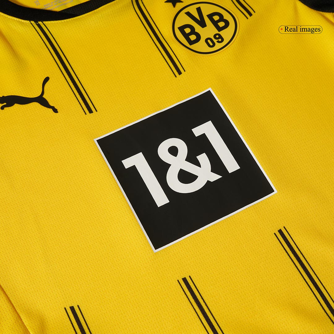 Borussia Dortmund Custom Home Komplette Fußballtrikots für Kinder 2024/25