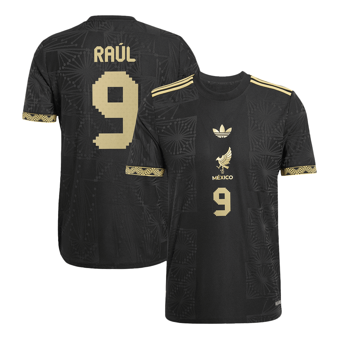 Authentisches Raúl #9 Mexiko Trikot -Auswärtstrikot (3. Dress) 2025 Gold Cup