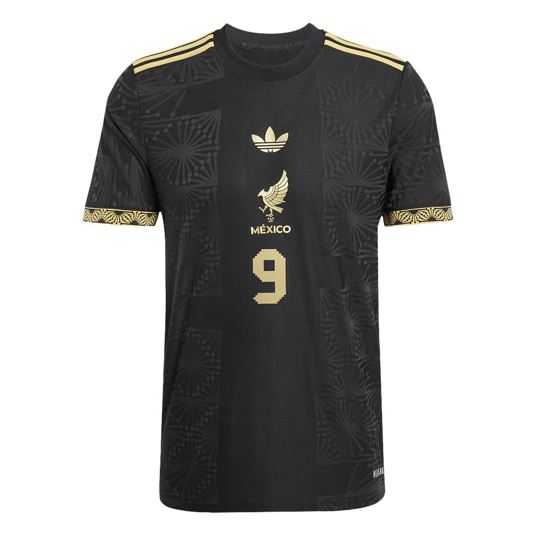 Authentisches Raúl #9 Mexiko Trikot -Auswärtstrikot (3. Dress) 2025 Gold Cup