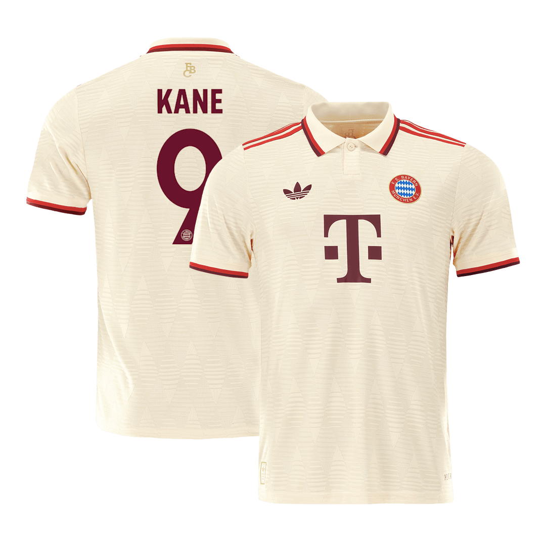 Authentisches KANE #9 Fußballtrikot Bayern München Drittes Auswärtstrikot 2024/25 UCL