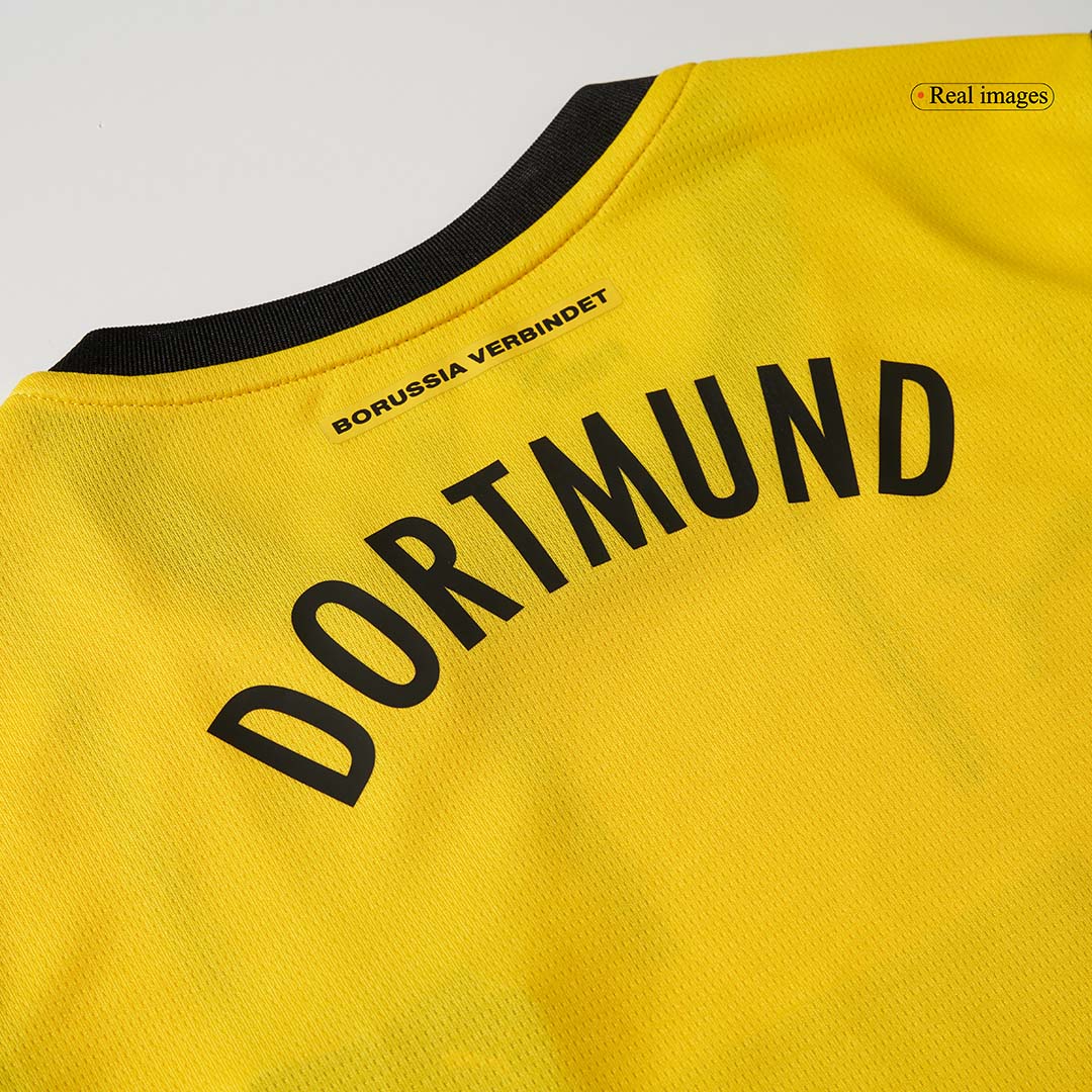 Borussia Dortmund Custom Home Komplette Fußballtrikots für Kinder 2024/25