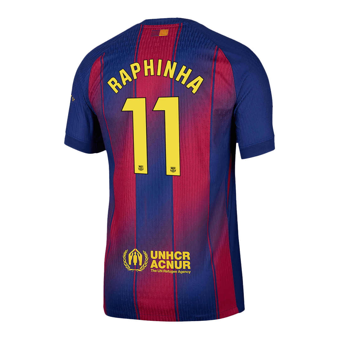 RAPHINHA #11 Barcelona Heimtrikot Authentic 2025/26