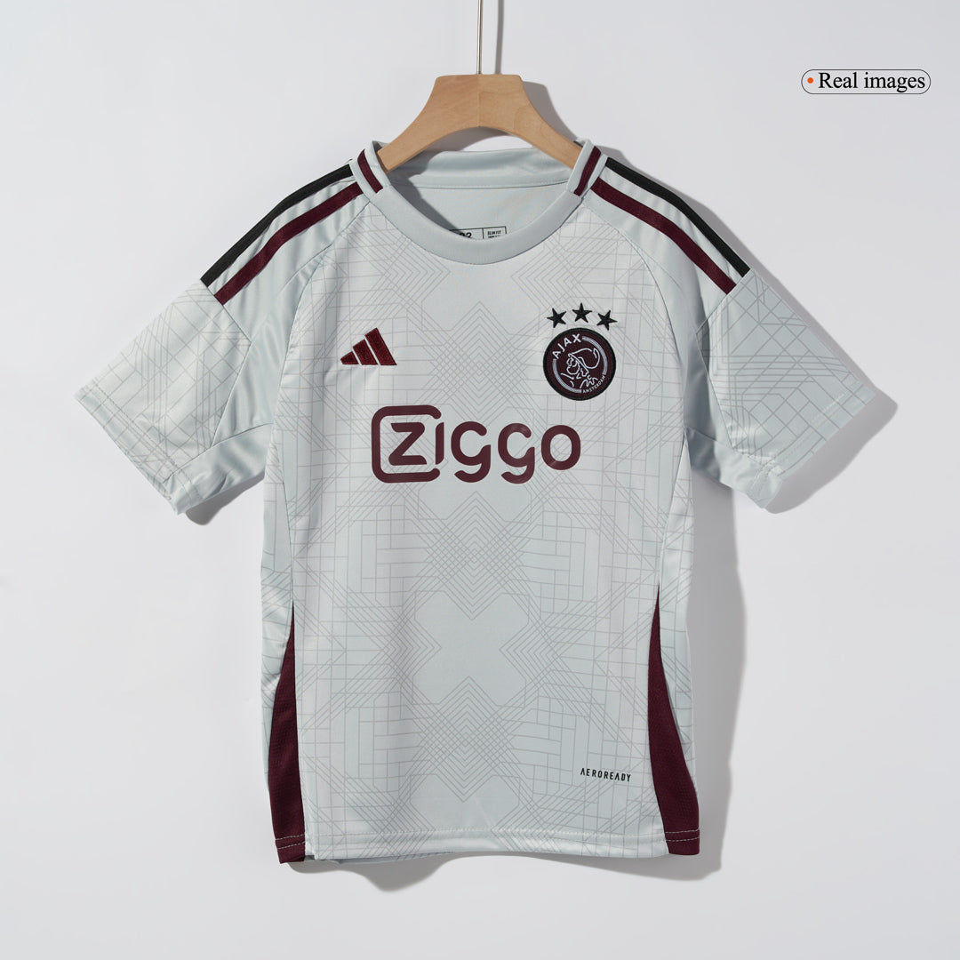 Kinder Ajax Individuelles Drittes Auswärtstrikot-Set 2024/25