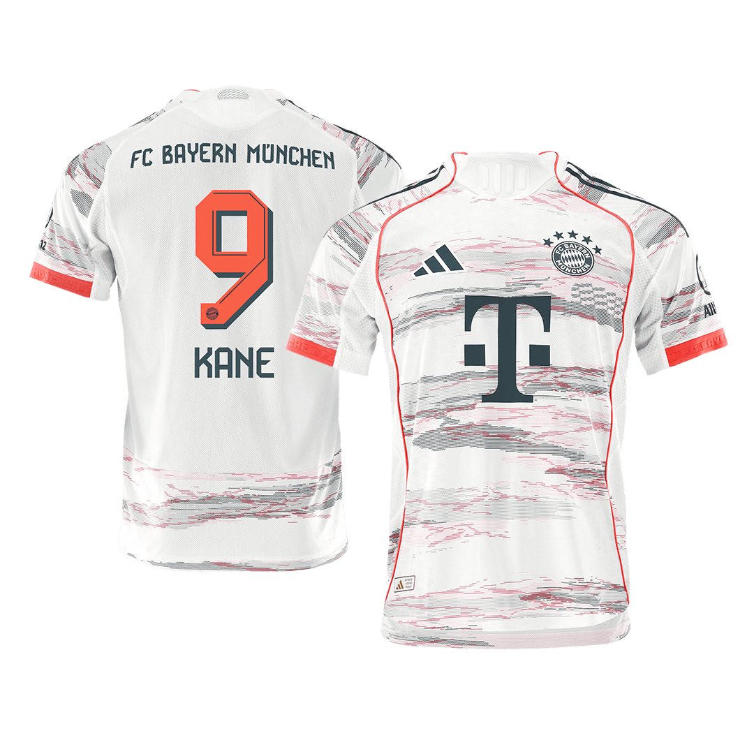 Authentisches KANE #9 Fußballtrikot Bayern München Auswärtstrikot 2025/26