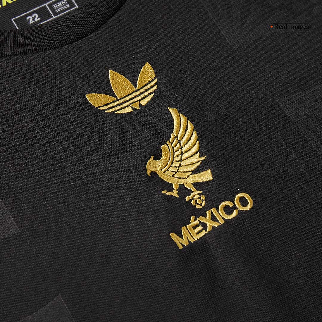 Offizielles Mexiko Kinder-Komplettset 2025 - Drittes Auswärtstrikot (Gold Cup Edition) personalisierbar
