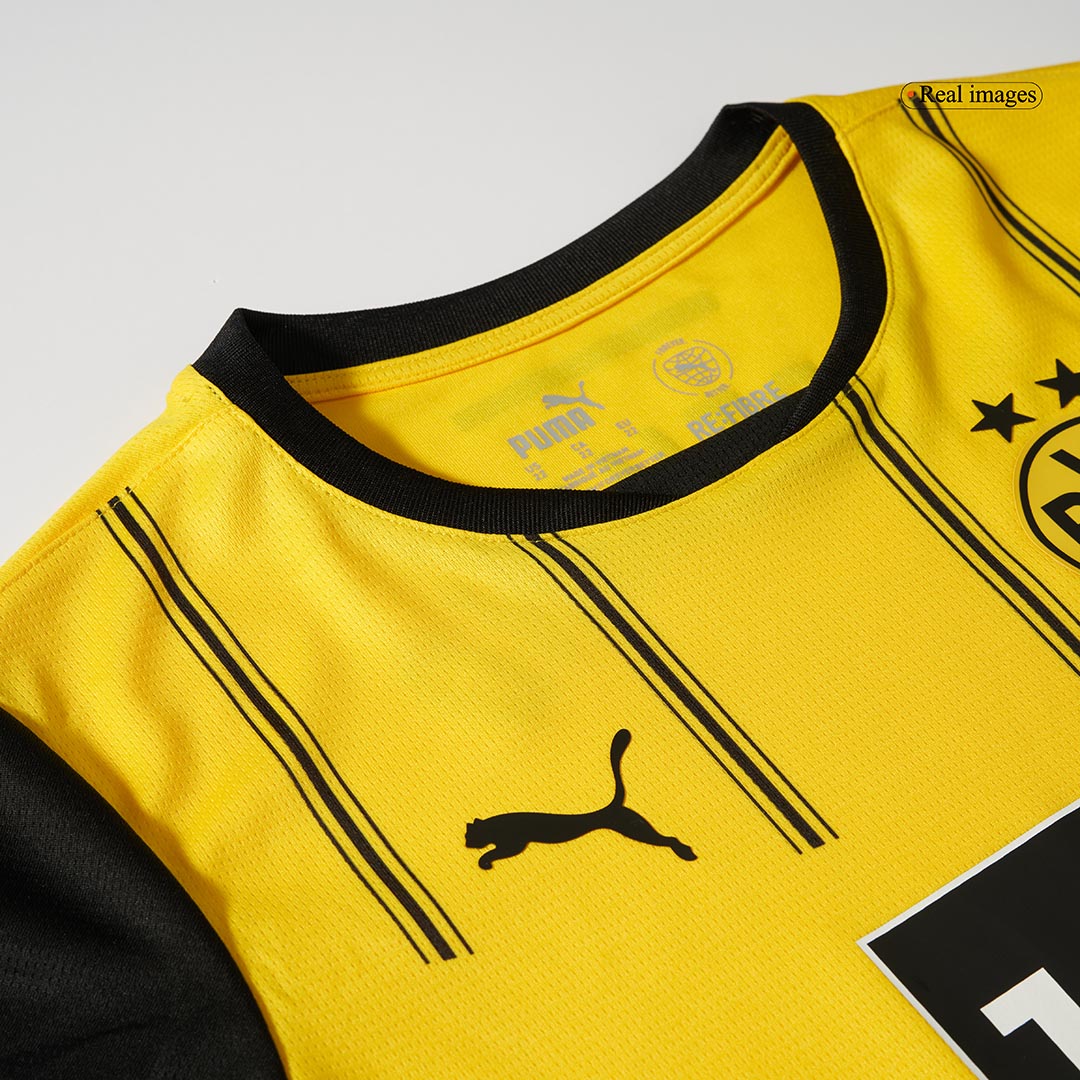 Borussia Dortmund Custom Home Komplette Fußballtrikots für Kinder 2024/25