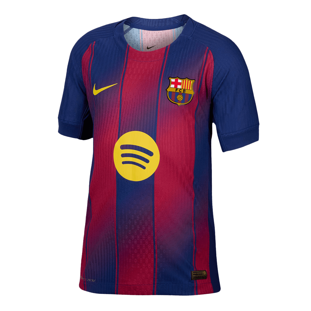 LEWANDOWSKI #9 Authentic Barcelona Heimtrikot 2025/26 Rot&Blau - UCL