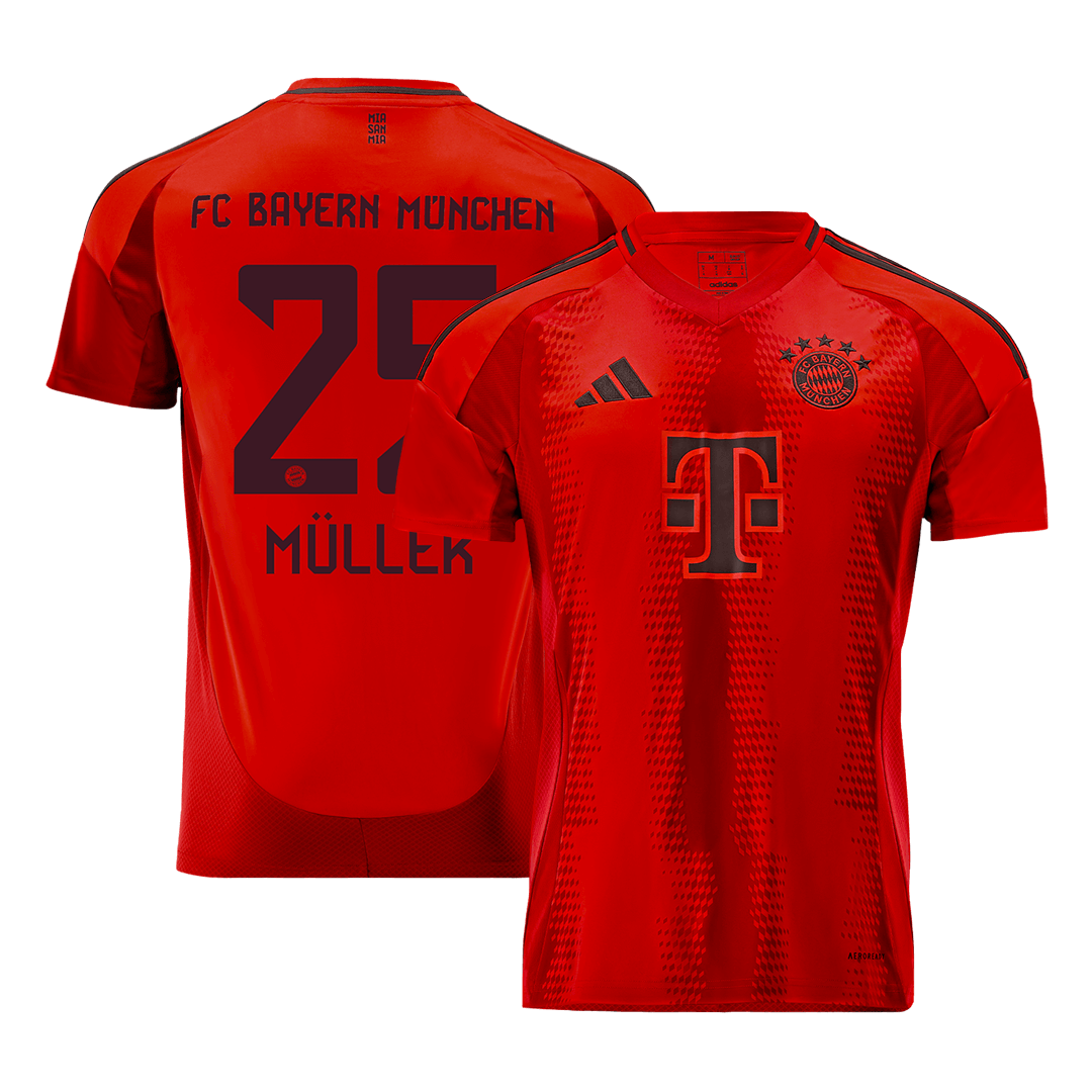 Bayern München Trikot Custom MULLER #25 Fußballtrikot Home 2024/25