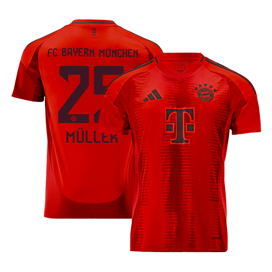 Bayern München Trikot Custom MULLER #25 Fußballtrikot Home 2024/25