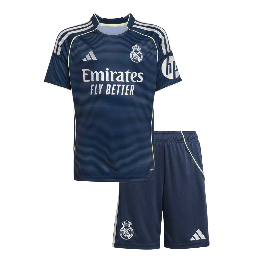 Real Madrid Auswärtstrikot Kinder-Set 2025/26