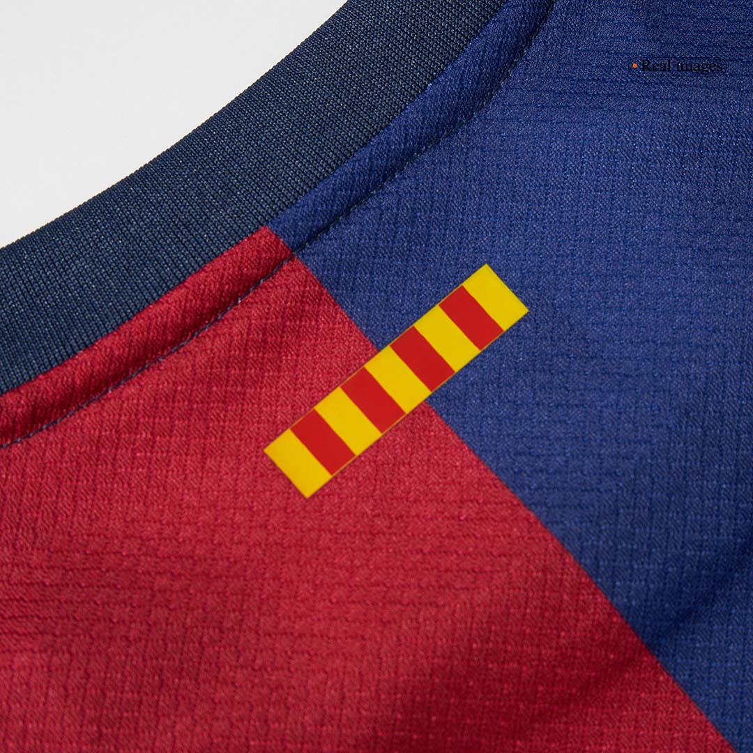 Barcelona Kinder-Heimfußballtrikot-Set (Shirt + Shorts) 2024/25 - COLDPLAY