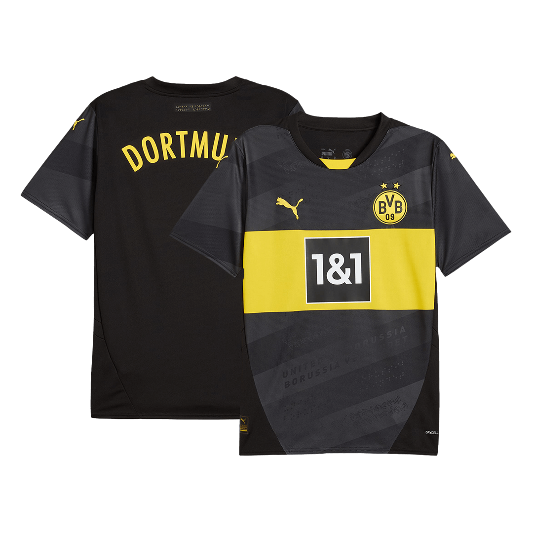 Borussia Dortmund Fußballtrikot Auswärtstrikot Custom 2024/25