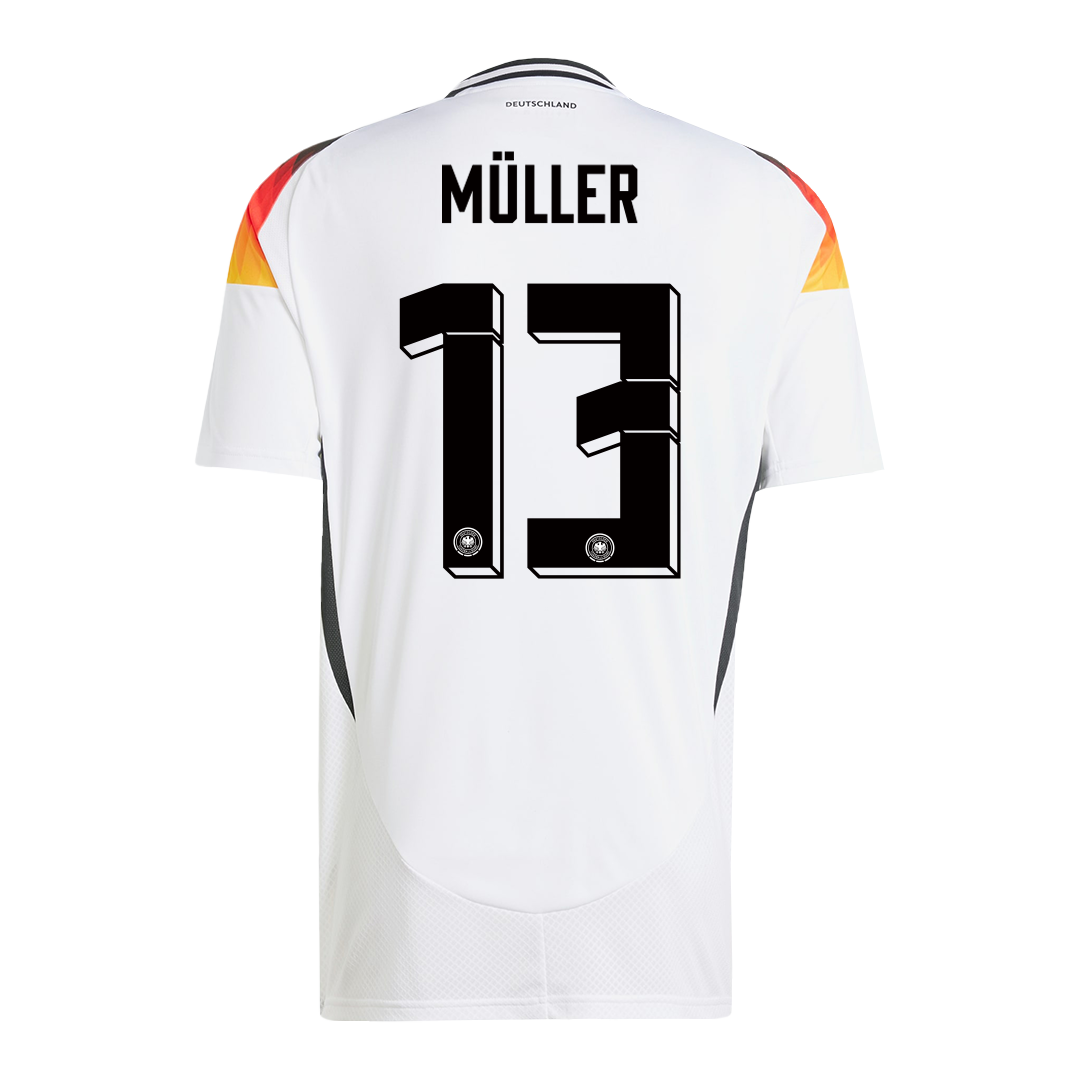 Deutschland Trikot Custom MULLER #13 Fußballtrikot Home 2024