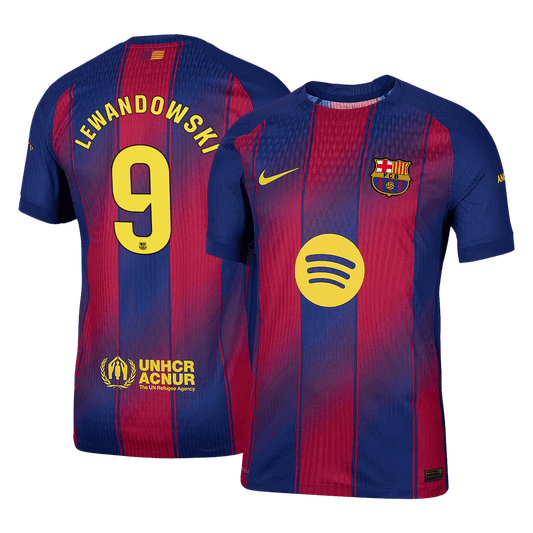 LEWANDOWSKI #9 Barcelona Heimtrikot Authentic 2025/26