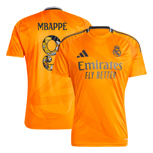 Mbapp¨| #9 Real Madrid Away football shirt 2024/25 - Bear Champ Font