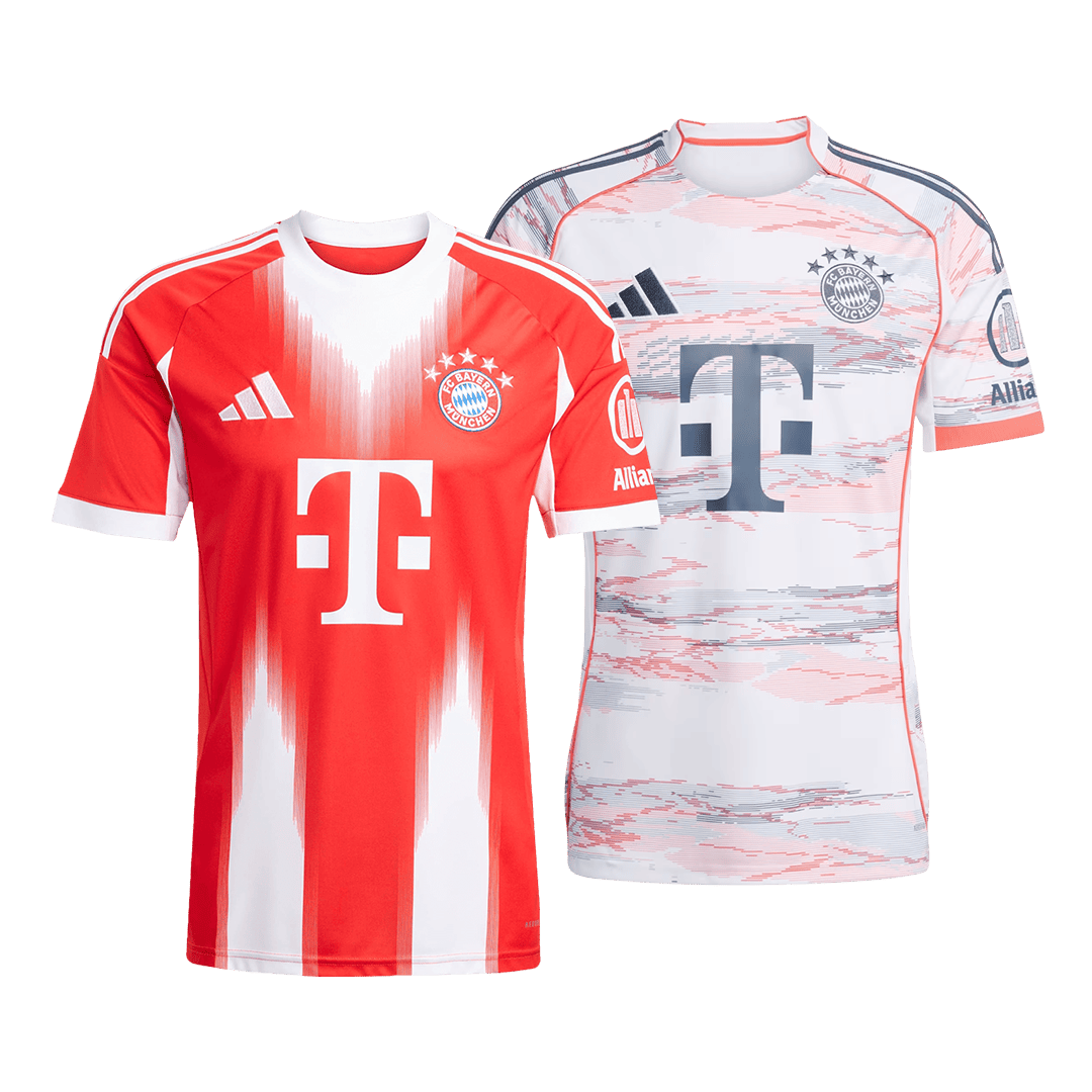 Bayern München Heimtrikot 2025/26 & Bayern München Auswärtstrikot 2025/26