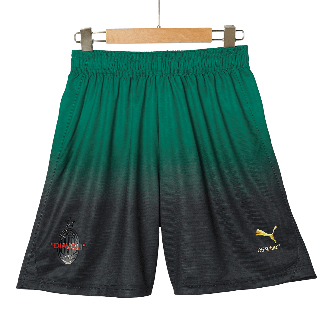 Offizielle AC Mailand Ausw?rts-Shorts 2024/25 - Viertes Trikot personalisierbar