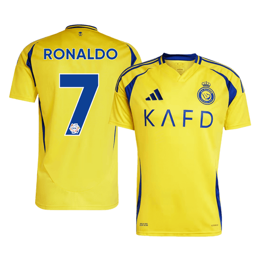 Al-Nassr Heimtrikot personalisiert - RONALDO #7 2024/25