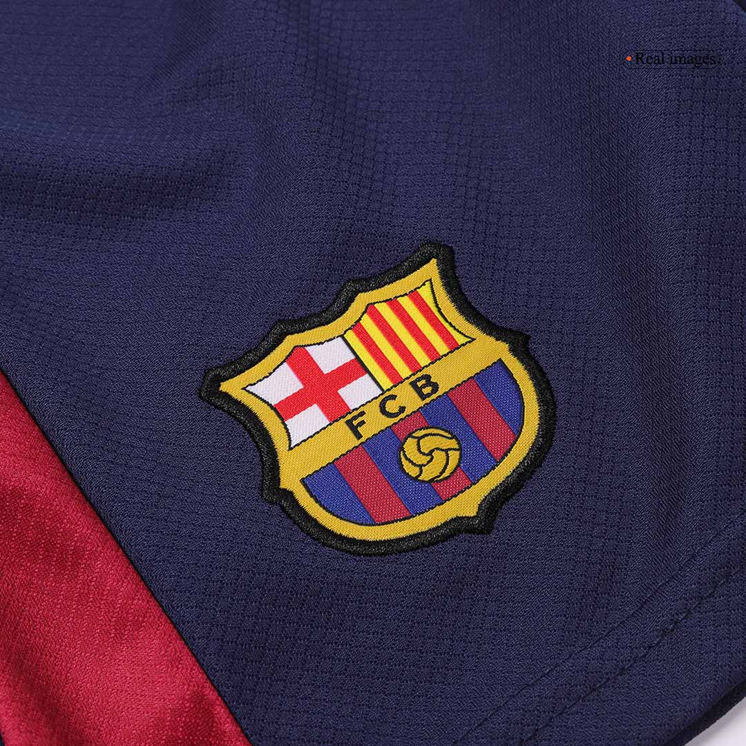 Barcelona Home Spotify Kinder-Fußballtrikot-Set ohne Text (Shirt + Shorts) 2024/25