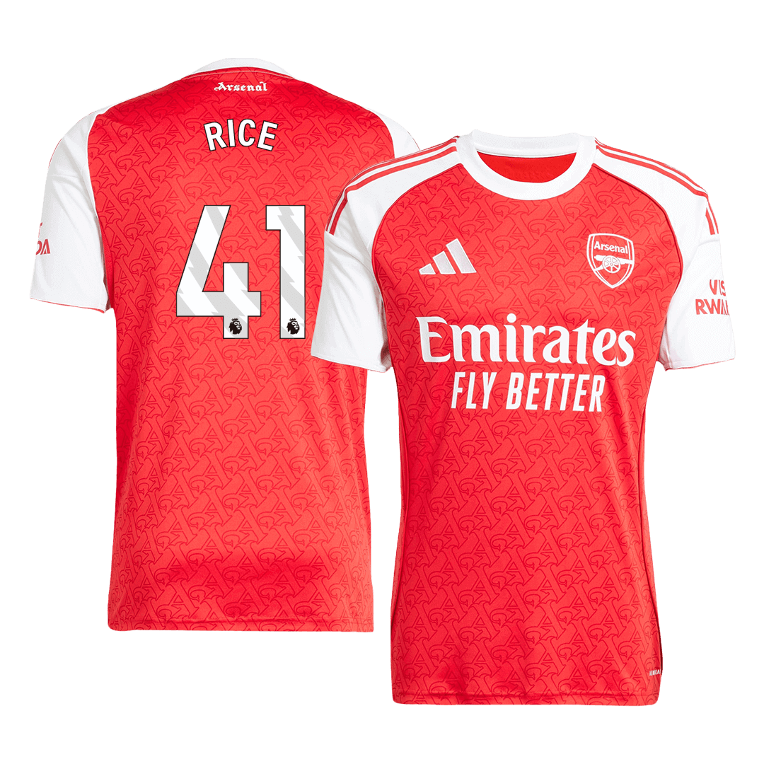 Herren Arsenal RICE #41 Heim-Fußballtrikot 2025/26