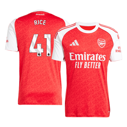 Herren Arsenal RICE #41 Heim-Fußballtrikot 2025/26
