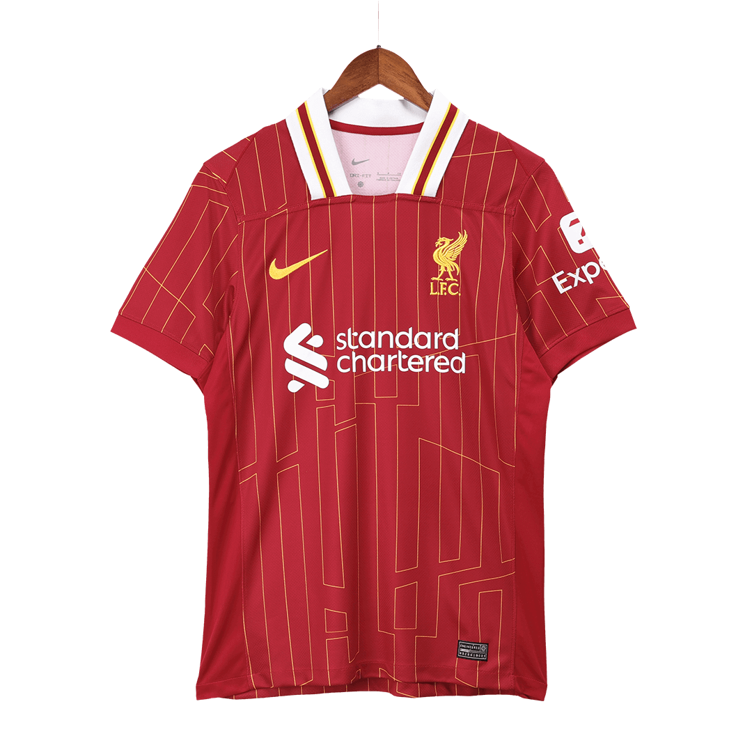 Liverpool CHAMPIONS #20 Heim-Fußballtrikot für Herren, Champion Edition 2024/25