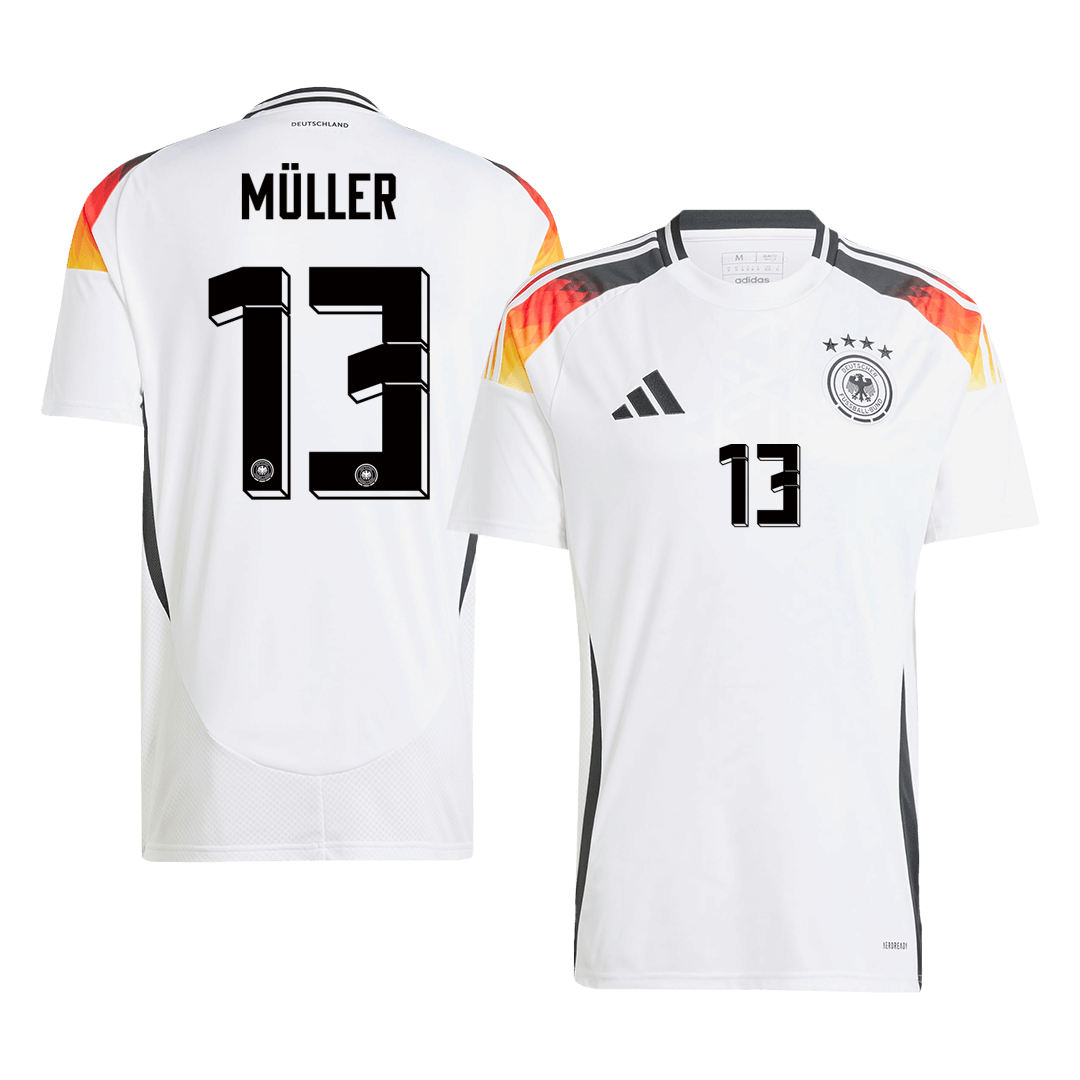 Deutschland Trikot Custom MULLER #13 Fußballtrikot Home 2024