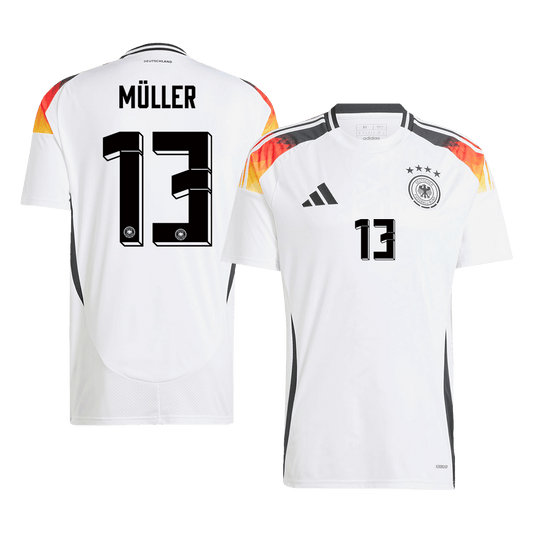 Deutschland Trikot Custom MULLER #13 Fußballtrikot Home 2024
