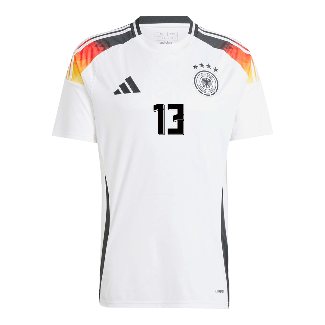 Deutschland Trikot Custom MULLER #13 Fußballtrikot Home 2024