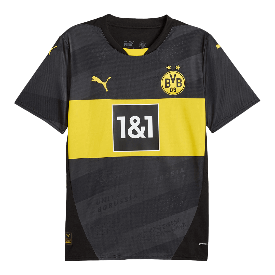 Borussia Dortmund Fußballtrikot Auswärtstrikot Custom 2024/25