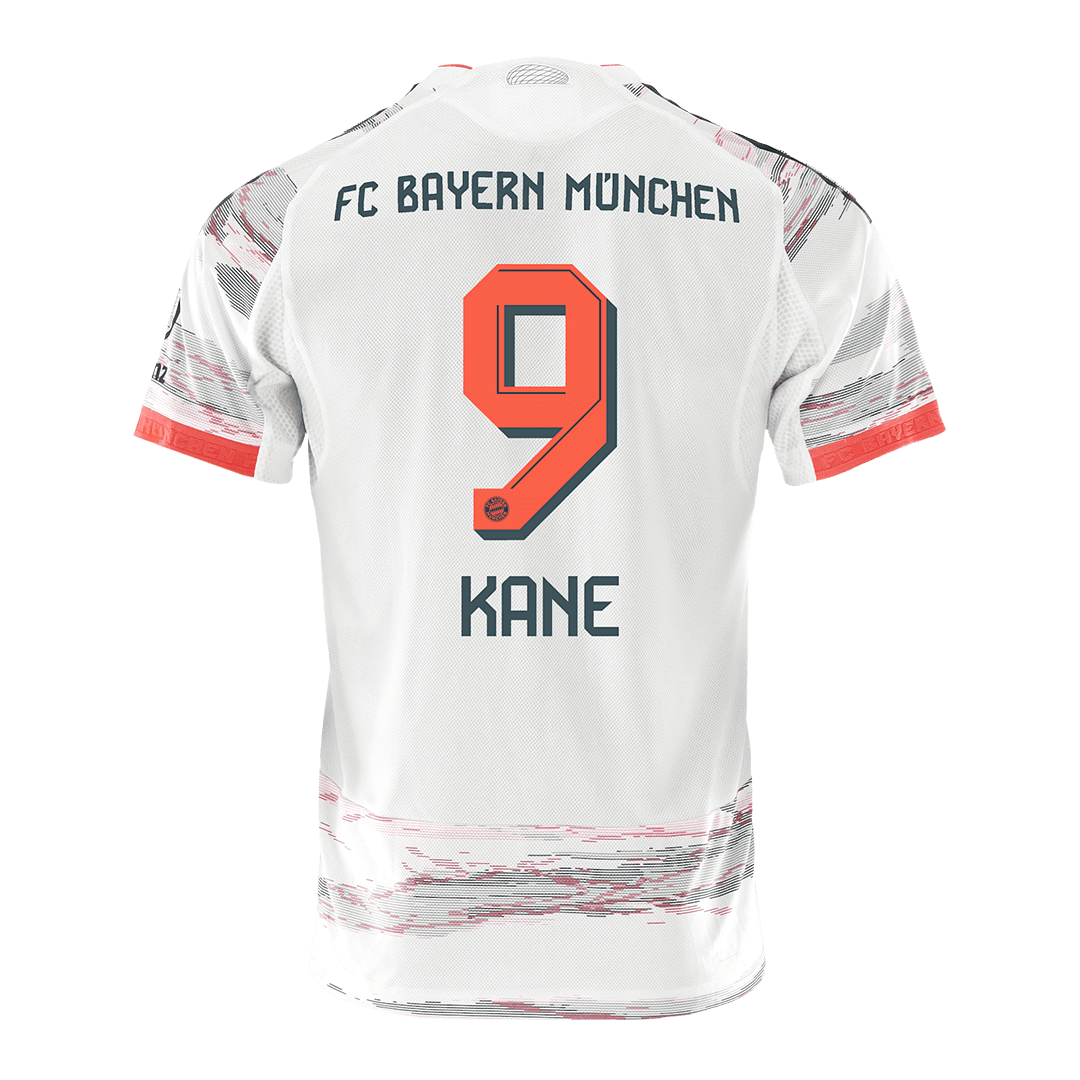 Authentisches KANE #9 Fußballtrikot Bayern München Auswärtstrikot 2025/26