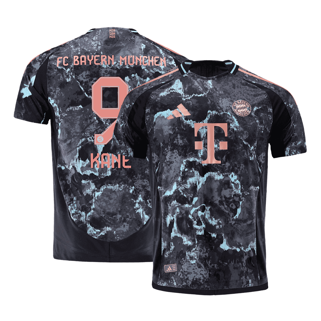 Authentisches KANE #9 Fußballtrikot Bayern München Auswärtstrikot 2024/25