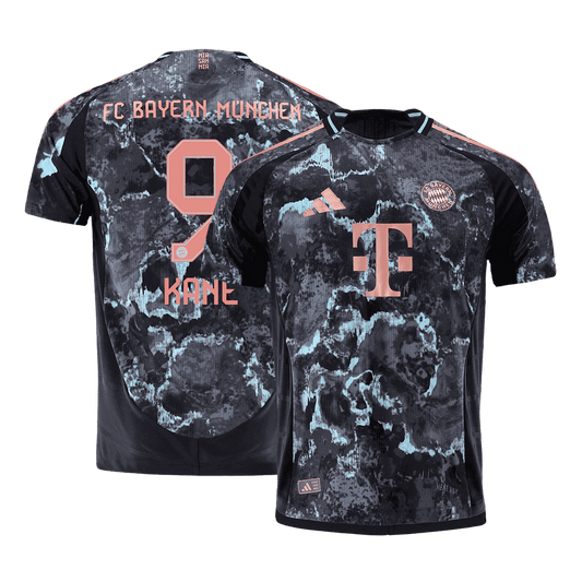 Authentisches KANE #9 Fußballtrikot Bayern München Auswärtstrikot 2024/25